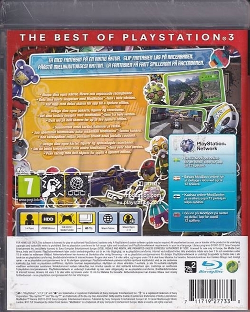 Modnation Racers Essentials - PS3 (B Grade) (Genbrug)